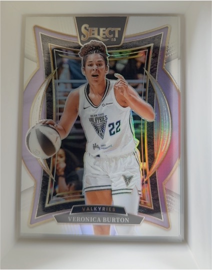 2025 Panini Select WNBA #90 Veronica Burton — front
