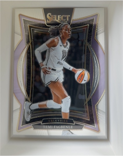 2025 Panini Select WNBA #19 Temi Fagbenle Silver Concourse — front