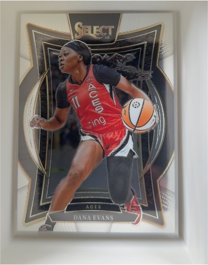 2025 Panini Select WNBA #1 Dana Evans — front