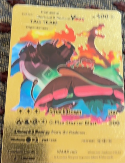 2020 Pokémon SWSH #143 Venusaur, Charizard & Blastoise VMAX Tag Team — front