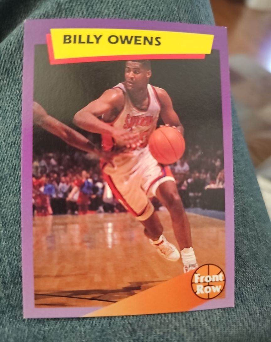 1991 Front Row #17 Billy Owens — front