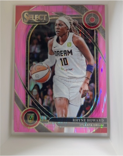 2024 Panini Select WNBA #65 Rhyne Howard Atlanta Dream Pink Ice Prizm — front