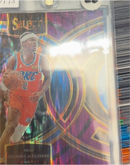 2023-24 Panini Select #144 Shai Gilgeous-Alexander Premier Level Thunder — front