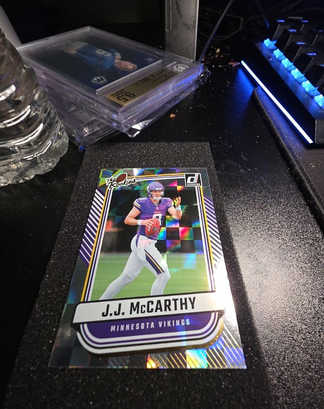 2024 Donruss The Rookies #TR-1 J.J. McCarthy — front