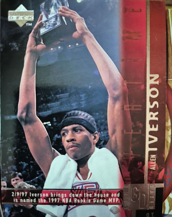 1997-98 Upper Deck #317 Allen Iverson — front