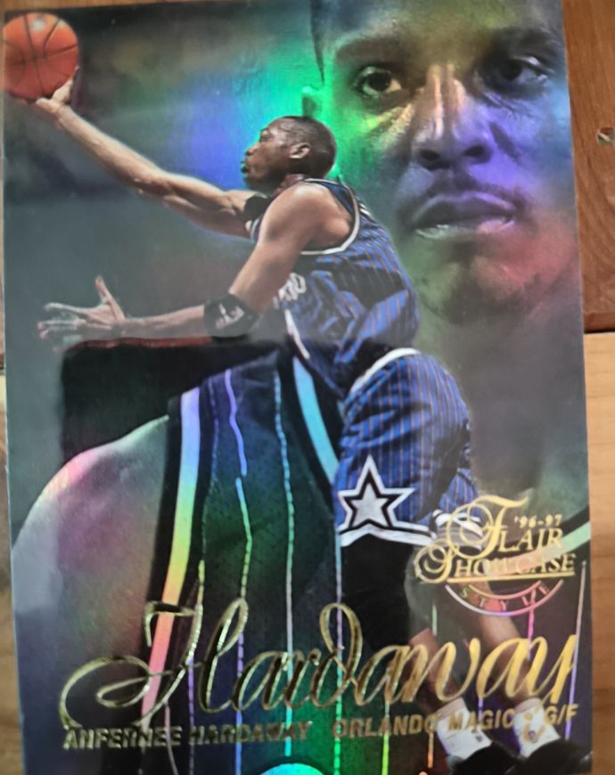 1996-97 Flair Showcase #1 Anfernee Hardaway — front