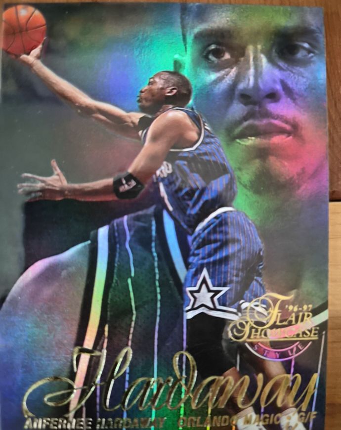 1996-97 Flair Showcase #1 Anfernee Hardaway — front