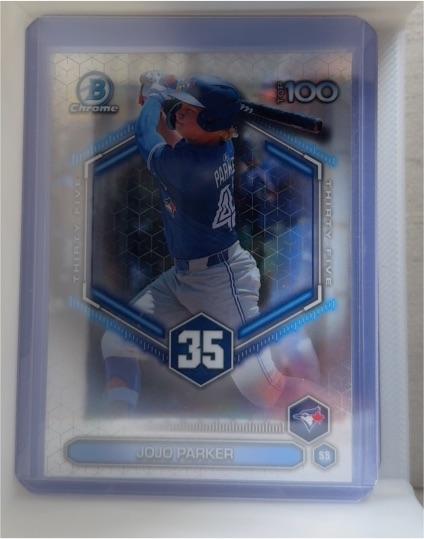 2026 Bowman Chrome Top 100 #BTP-35 Jojo Parker — front