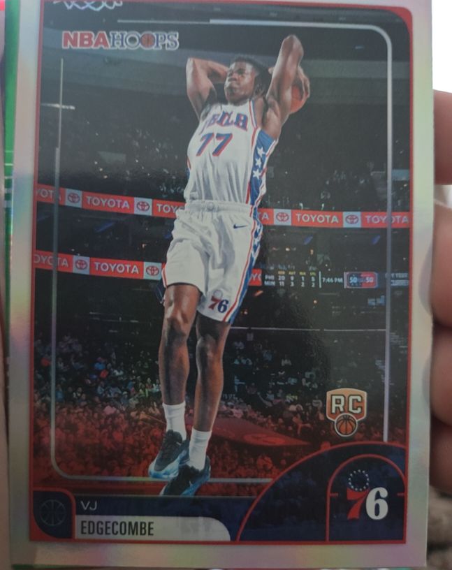2025-26 Topps NBA Hoops #244 VJ Edgecombe — front