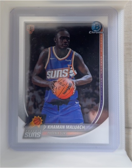 2025 Bowman Chrome #BCV-10 Khaman Maluach — front