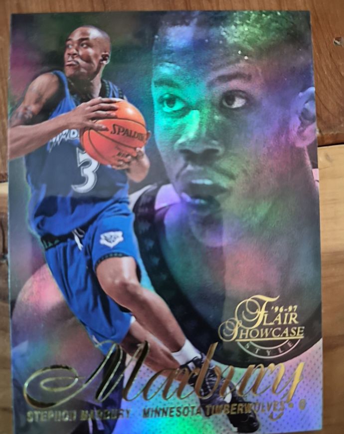 1996-97 Flair Showcase #11 Stephon Marbury — front