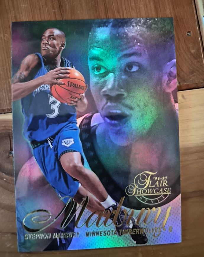 1996-97 Flair Showcase #11 Stephon Marbury — front