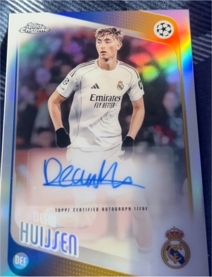 2025-26 Topps Chrome UEFA Club Competitions #CA-DH Dean Huijsen — front