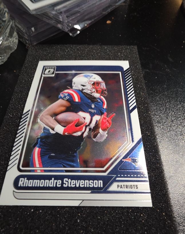 2024 Panini Donruss Optic #134 Rhamondre Stevenson — front