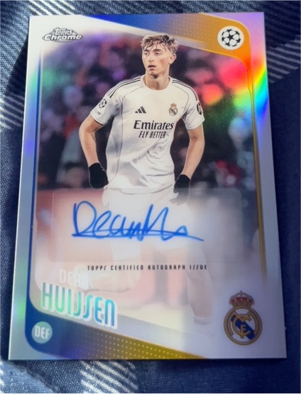 2025-26 Topps Chrome UEFA Club Competitions #CA-DH Dean Huijsen — front