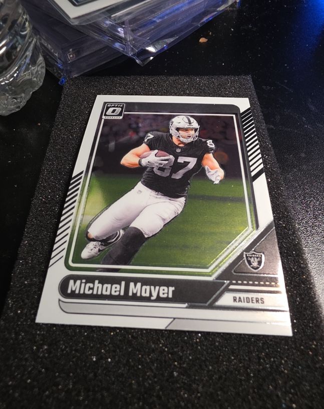 2024 Donruss Optic #103 Michael Mayer Las Vegas Raiders — front