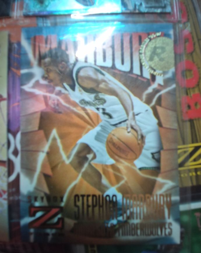 1996-97 Skybox Z Force #156 Stephon Marbury — front