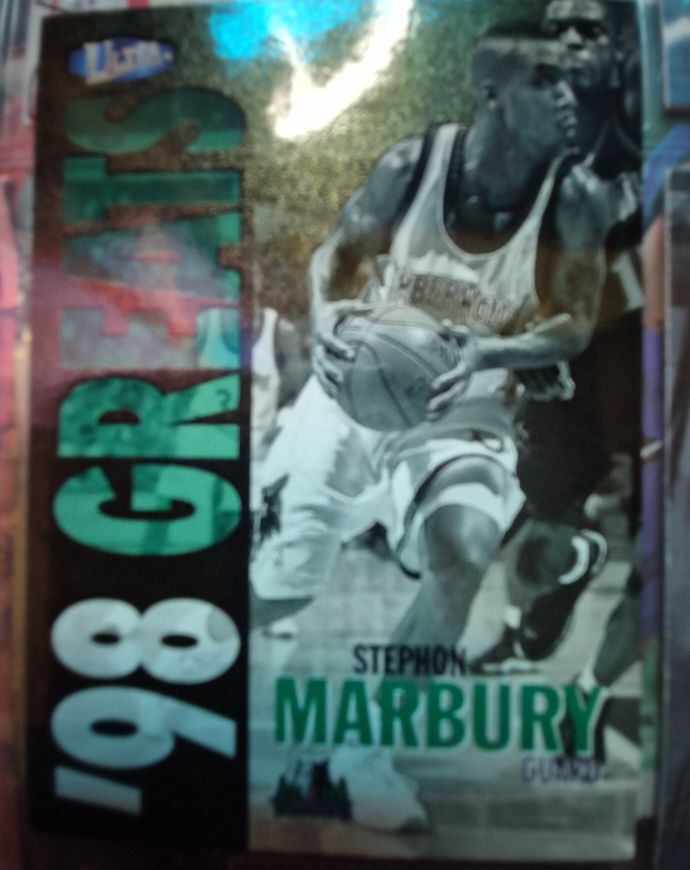 1997-98 Fleer Ultra #263 Stephon Marbury — front