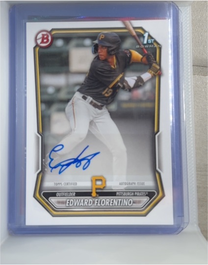 2026 Bowman #BPA-EF Edward Florentino — front