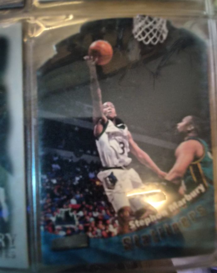 1997 Fleer Starters Stephon Marbury — front