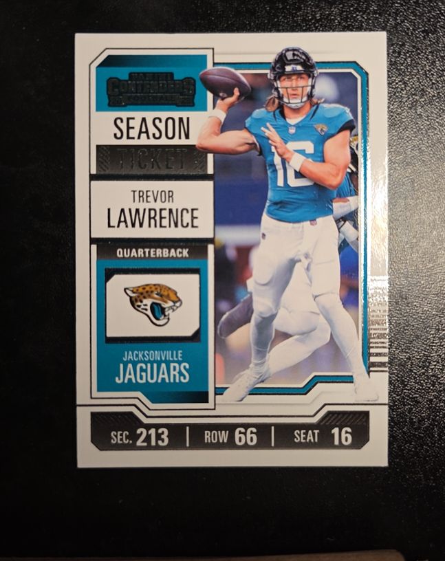 2023 Panini Contenders #48 Trevor Lawrence Season Ticket — front