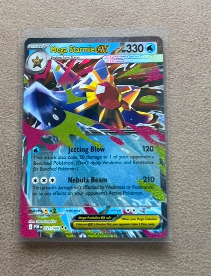 Pokémon TCG Mega Starmie EX 021/088 — front