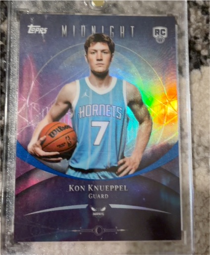 2025 Topps Midnight #64 Kon Knueppel — front