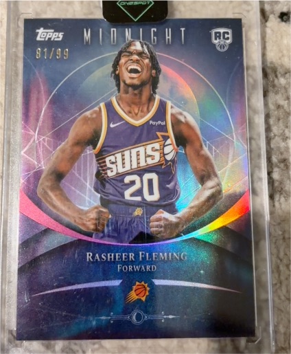 2025-26 Topps Midnight #91 Rasheer Fleming — front