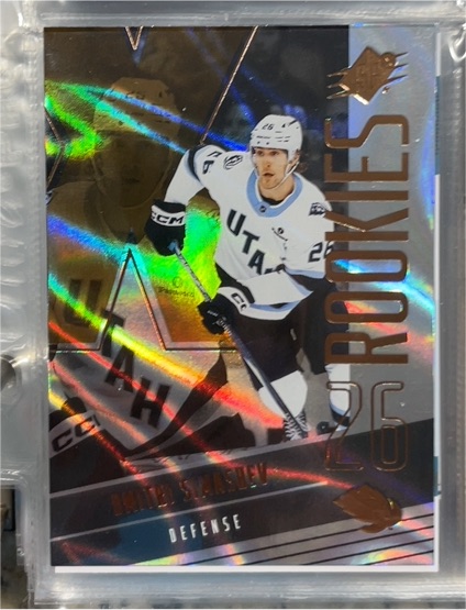 2025-26 Upper Deck SPx Rookies Sam Dickinson — front