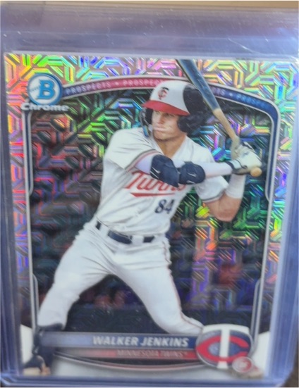 2025 Bowman Chrome Mega Mojo Refractor #BCP-1 Walker Jenkins — front