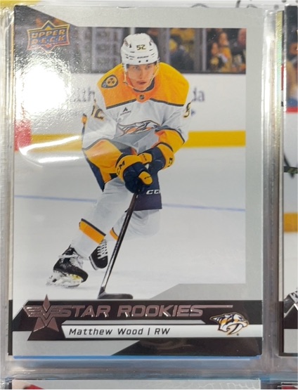 2025-26 Upper Deck Star Rookies #16 Matthew Wood — front