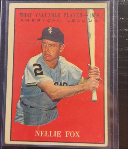 1961 Topps #477 Nellie Fox — front