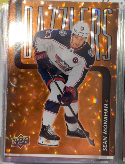 2025-26 Upper Deck Series 2 Dazzlers #DZ-77 Sean Monahan — front