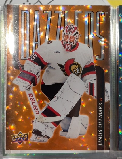 2025-26 Upper Deck Series 2 #DZ-96 Linus Ullmark Dazzlers — front