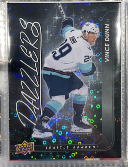 2024-25 Upper Deck Series 2 Dazzlers #DZ-74 Vince Dunn — front