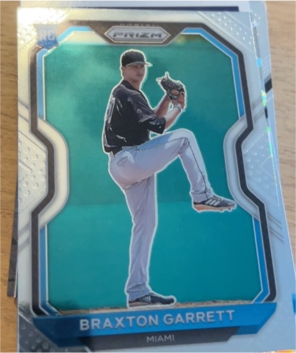 2021 Panini Prizm #121 Braxton Garrett — front