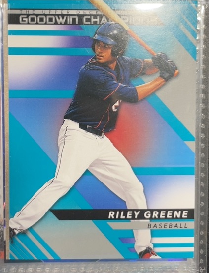 2022 Upper Deck Goodwin Champions #27 Riley Greene — front