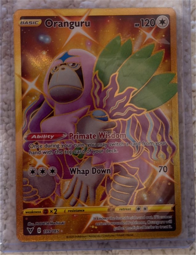 2020 Pokemon Vivid Voltage #199 Oranguru — front
