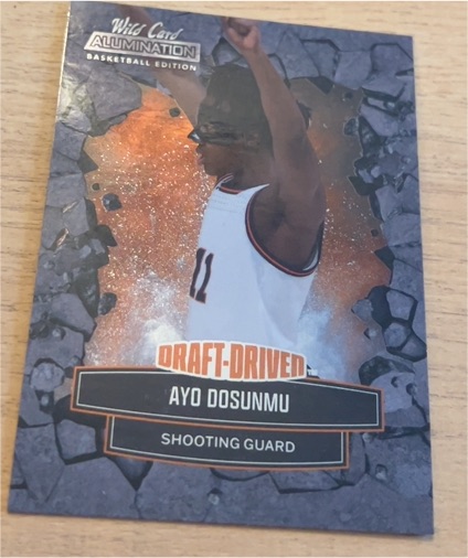2021 Wild Card Alumination Draft-Driven #DD-5 Ayo Dosunmu — front