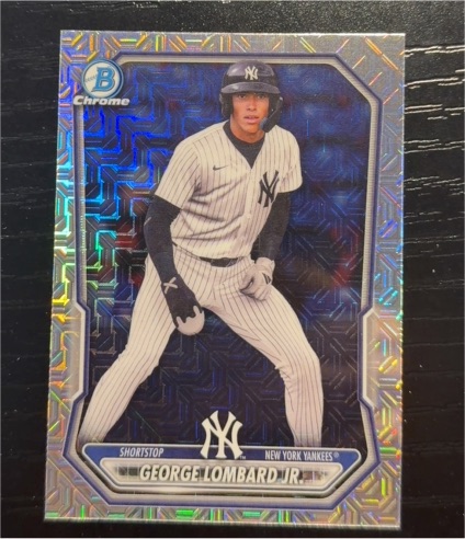 2026 Bowman Chrome Mojo Refractor #BCP-64 George Lombard Jr. — front