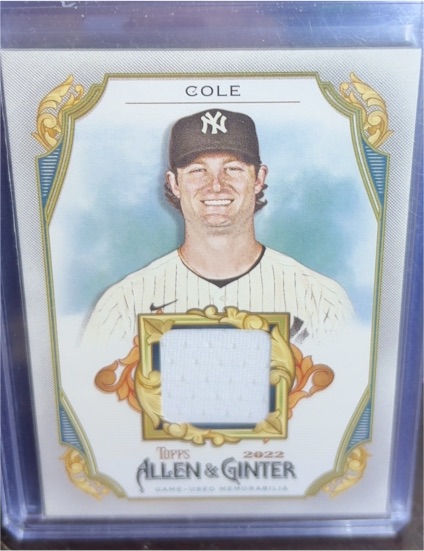 2022 Topps Allen & Ginter #AGRB-GC Gerrit Cole — front