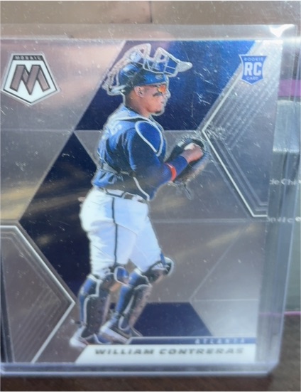 2021 Panini Mosaic #201 William Contreras — front