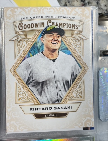 2025 Upper Deck Goodwin Champions #9 Rintaro Sasaki — front