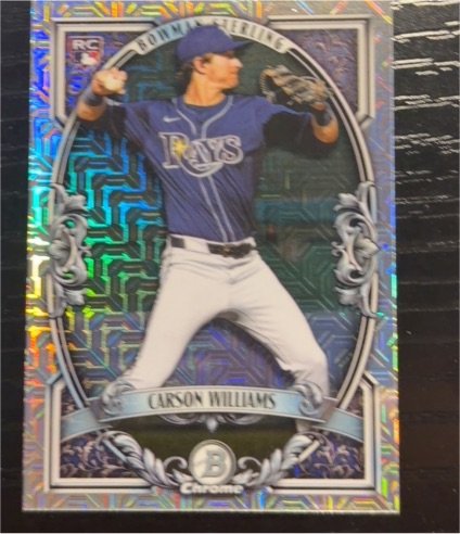 2026 Bowman Chrome #BST-15 Carson Williams — front
