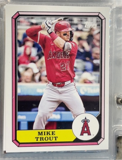 2025 Topps Archives #87BB-14 Mike Trout — front