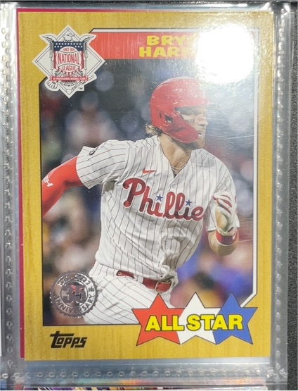 2022 Topps #87AS-3 Bryce Harper 1987 Topps Baseball 35th Anniversary All-Stars — front