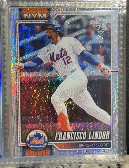 2026 Topps Series 1 #123 Francisco Lindor — front