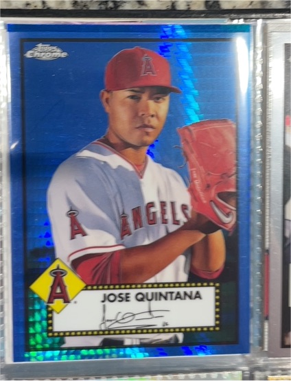 2021 Topps Chrome Platinum Anniversary #485 Jose Quintana — front