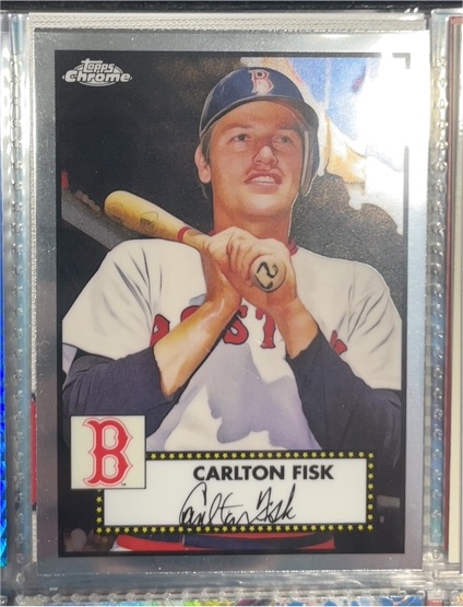 2021 Topps Chrome Platinum Anniversary #679 Carlton Fisk — front