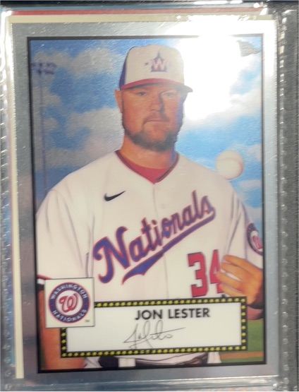 2021 Topps Chrome Platinum Anniversary #231 Jon Lester — front